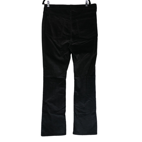 NEW Old Navy Faux Suede Pants Women 14 Extra High Rise Kicker Boot Secret Smooth - Picture 5 of 8